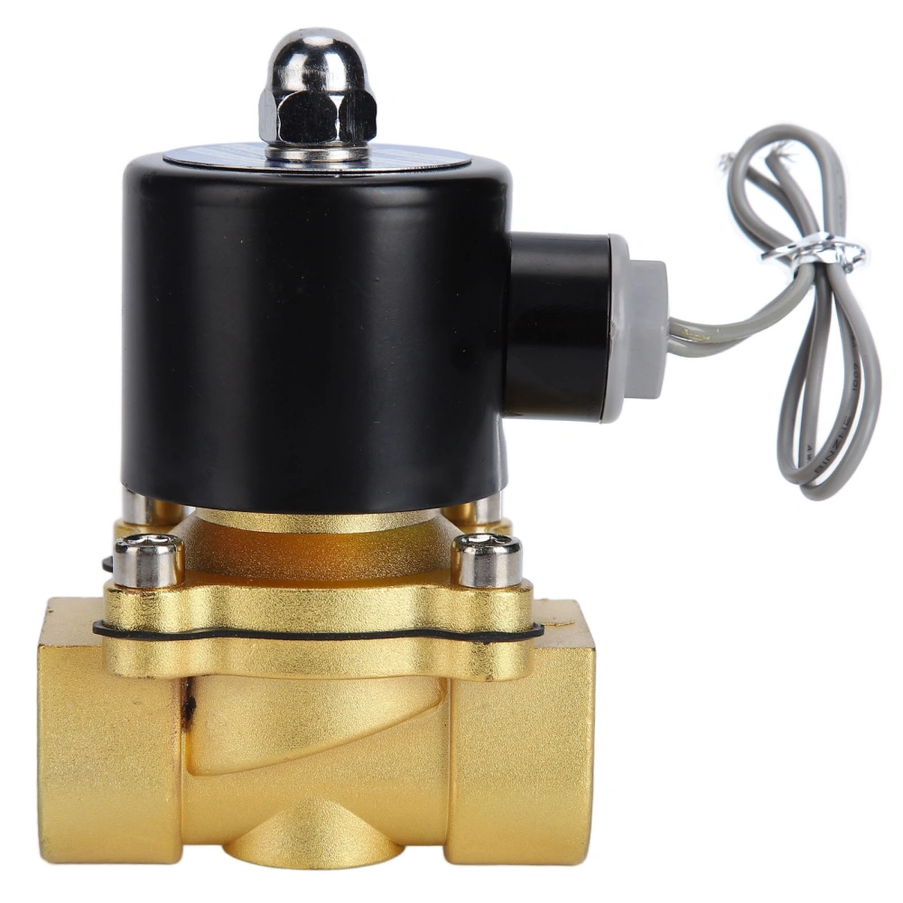 Brass Electric Solenoid Valve Sensitive Response Normally Colsed Air Valve for Automation EquipmentDC24V