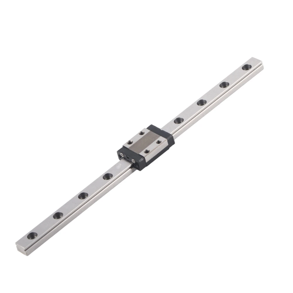 MGN9 Linear Rail Guide with Carriage Block Bearing Steel Linear Rail Slider Guide for CNC Machine Automation Equipment200mm