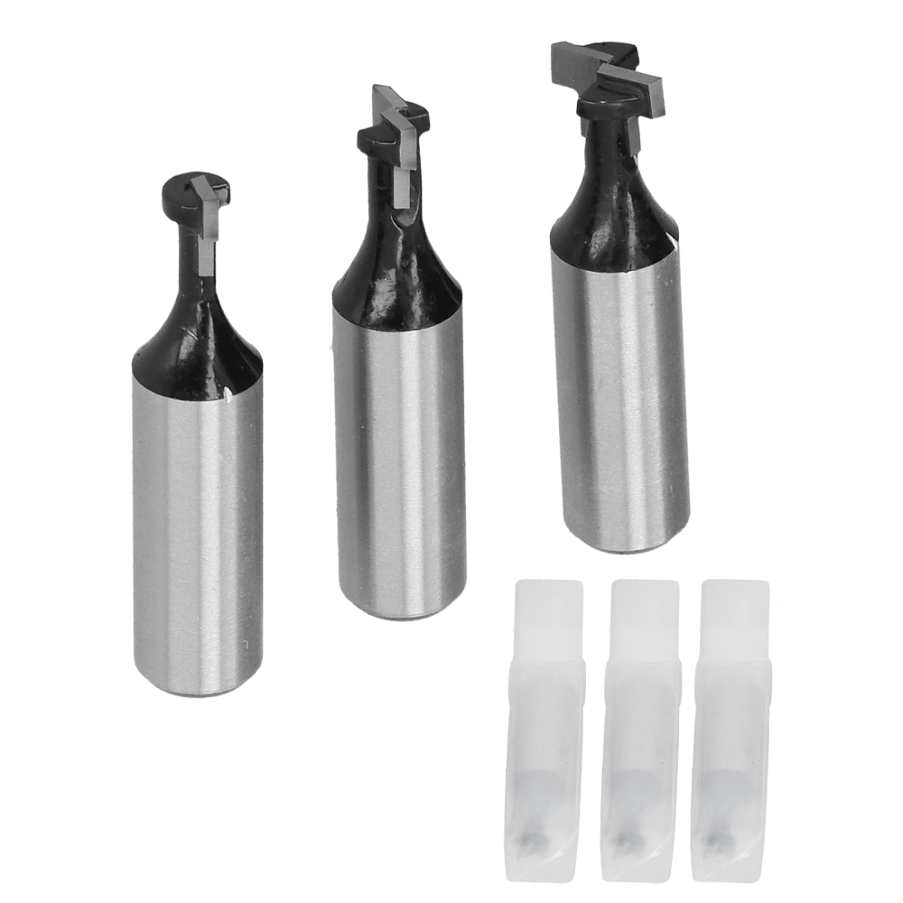 Keyhole Router Bit Set T Slot Track Milling Cutter 5/16 3/8 1/2in Blade Diameter 1/2in Shank