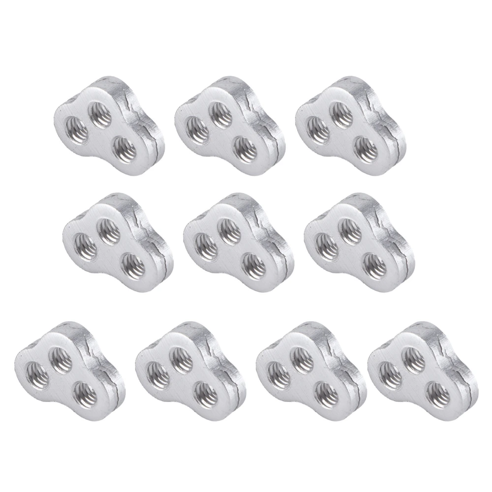 10 Pcs Offset Brackets Luminum Alloy 3 Hole Stabilizer Offset Bracket for Robots Specific Installation