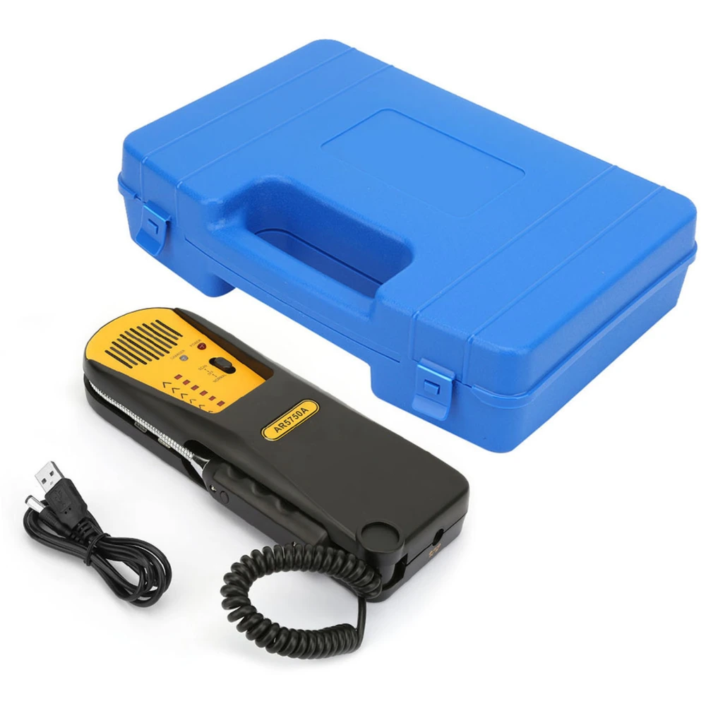 AR5750A Refrigerant Leakage Detector USB Charging Halogen Leakage Tester Portable Fluorine Detector