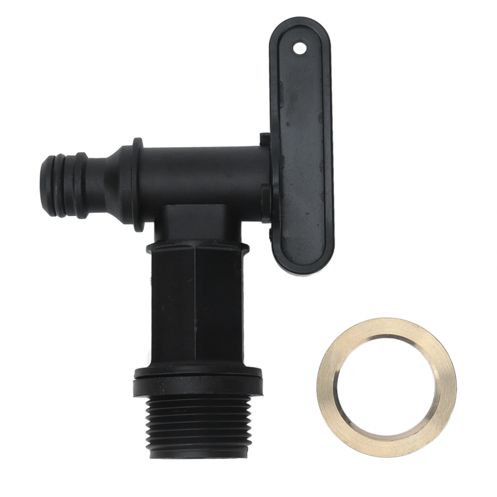 IBC Tote Tank Adapter Nozzle Drain Hose Faucet Connector Tap Fitting Part AccessoryBrass Threaded Connector