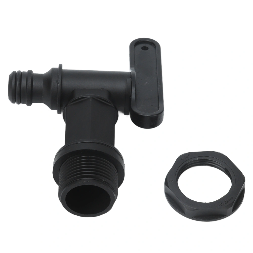 IBC Tote Tank Adapter Nozzle Drain Hose Faucet Connector Tap Fitting Part AccessoryPlastic Threaded Connector