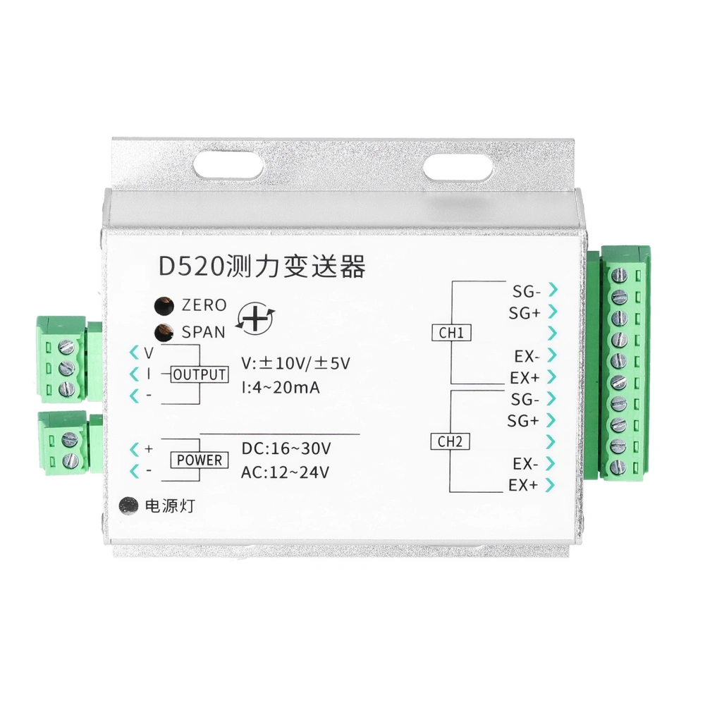 Pressure Transmitter Force Measurement Transducer Sensor 2 In 1 Out 16‑30VDC 12‑24VACTension and Pressure 4-12-20mA