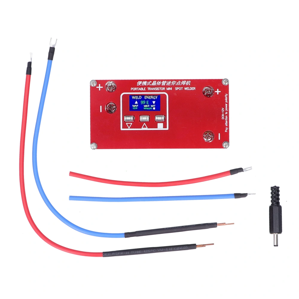 Portable Spot Welder Machine LCD Display Transistor Welding Pen Kit for 18650 12V Car Battery