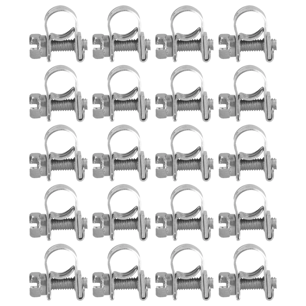 304 Stainless Steel Mini Clamp No Rust Corrosion Resistance Special Powerful Hose Clamp6-8mm