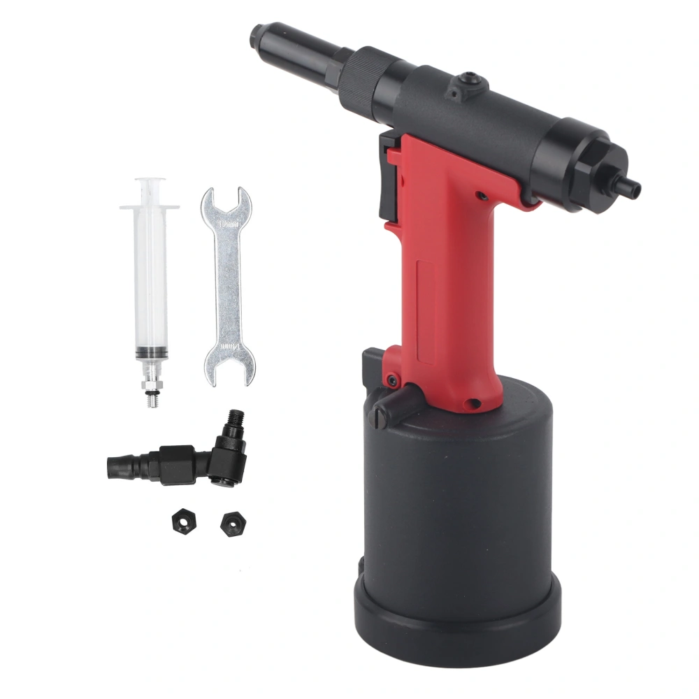 Pneumatic Rivet Gun Self Suction Industrial Air Riveter Hydraulic Riveting Tool 4.0‑6.4mm Capacity KV‑4000L