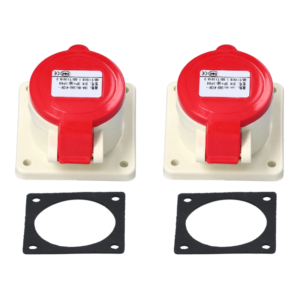 ZNG314 16A Industrial Plug Socket Connector Power Industrial Receptacles 3P+E IP44