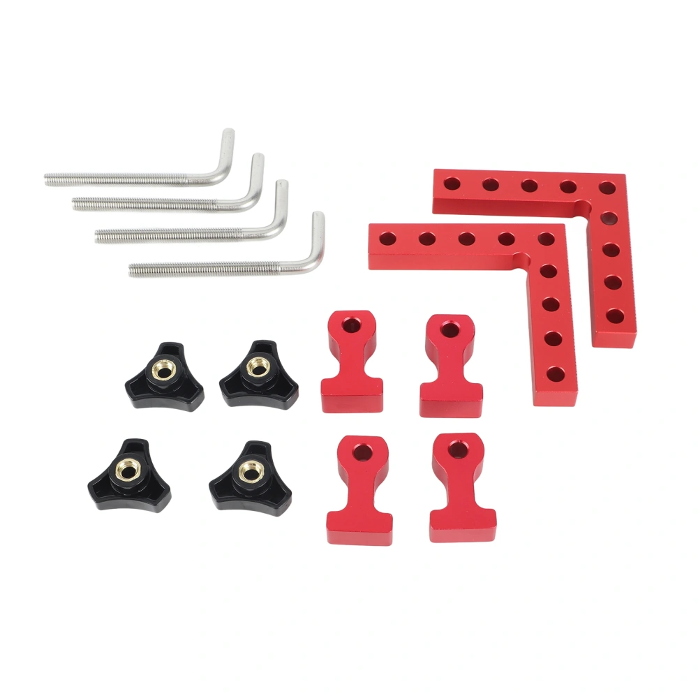 2 Sets 90° Positioning Square Right Angle Fixture Woodworking Splicing Clamp Accessories100mm