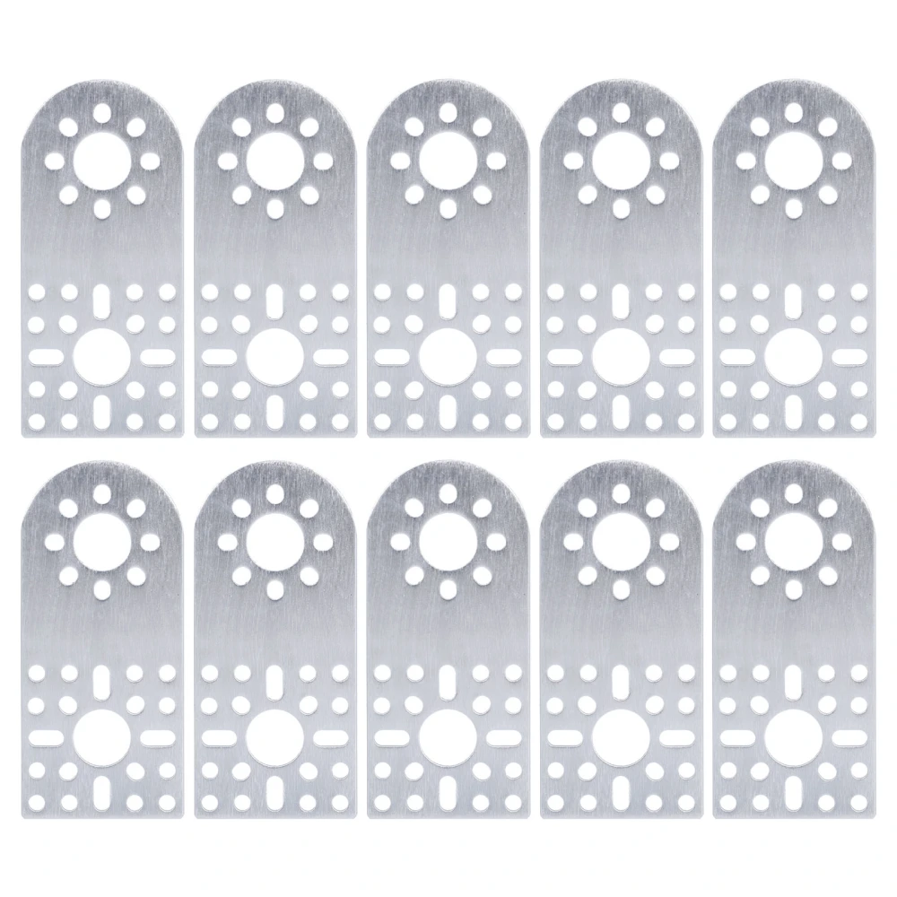 10PCS Aluminum Alloy Bracket Plate 3108 Series Semicircular Flat Standard Hole Pattern Bracket3108-0001-0002