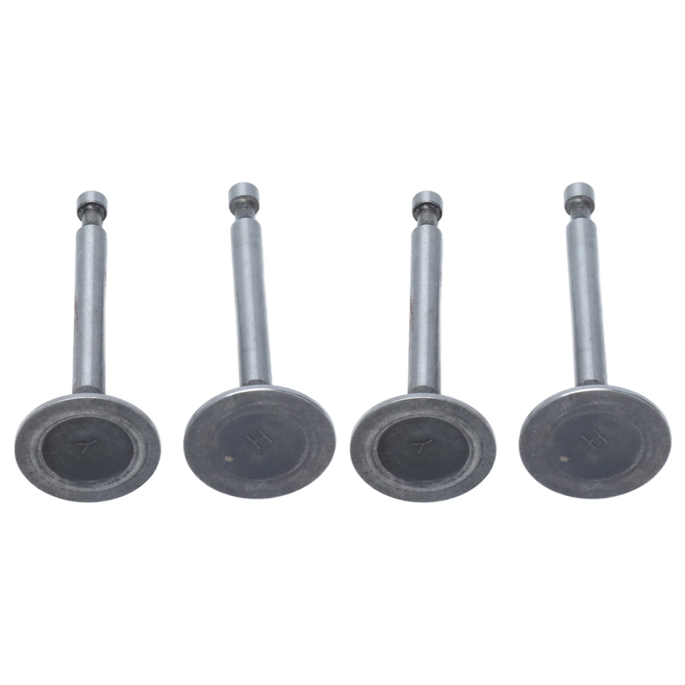 2 Sets Engine Valve Kit Stainless Steel Intake Exhaust Stem for 2KW 2.5KW 3KW 168F GX160