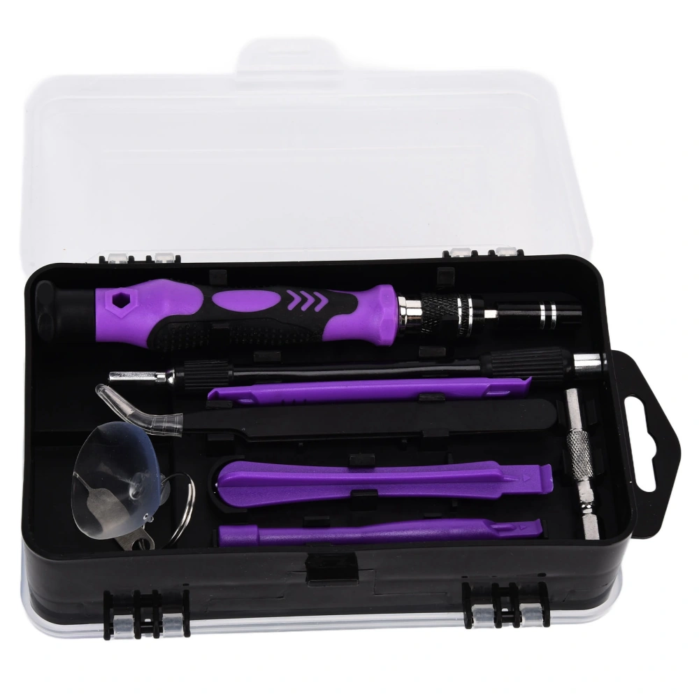 115 in 1 Screwdriver Set Magnetic Accuracy Multifunctional Bits Electronics Repair Tool KitPurple