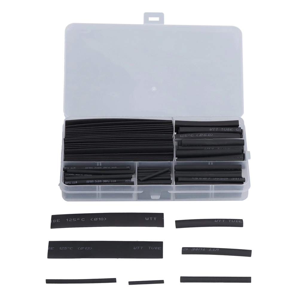 170Pcs Heat Shrink Tubing Kit Polyethene Insulation Electrical Wire Wrap Assortment Set