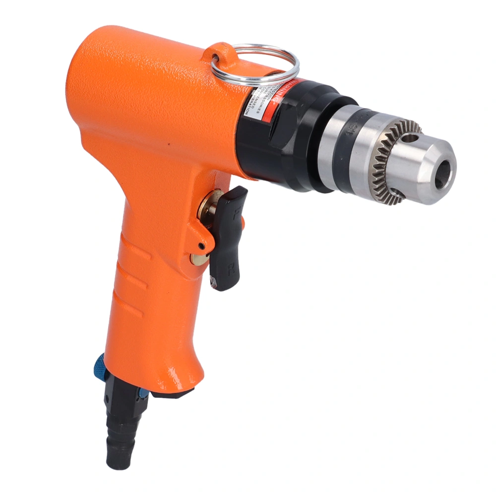 3/8in Pneumatic Air Drill Pistol CW CCW Reversible 10mm Hole Drilling Tools 1400rpm KV‑5110B