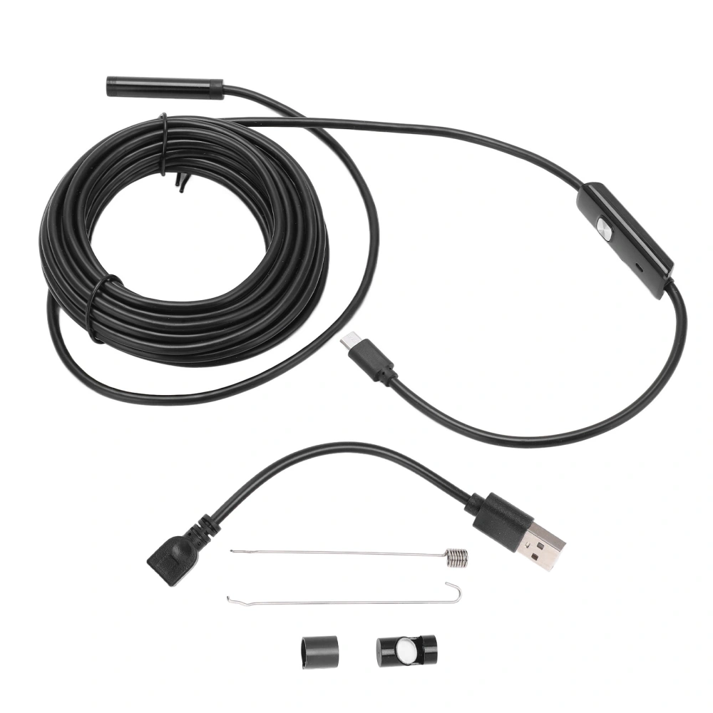 AN97‑8 8mm Mobile Phone Endoscope 6LED Waterproof Facility Inspection Endoscope for Electrical Maintenance1.5m / 4.9ft