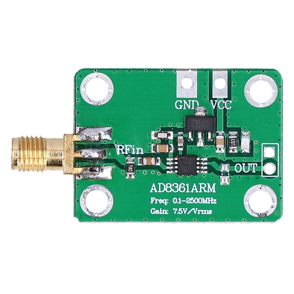 Frequency Detector Module RF Microwave AM Detection Board 0.1‑2.5GHz Accessory AD8361