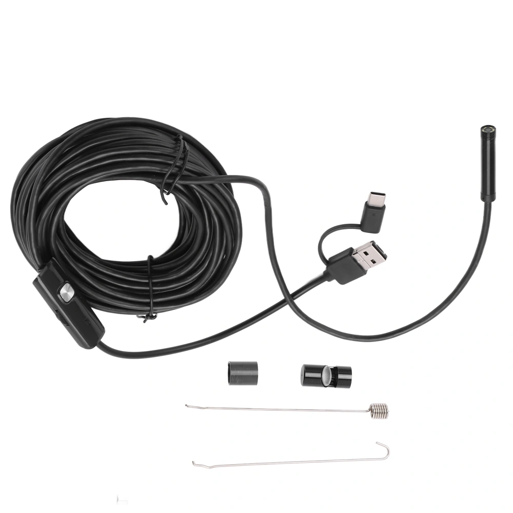 AN100‑7 7.0mm Industrial Endoscope Flexible Cord 3 In 1 High Definition Durable Waterproof Snake Camera5m