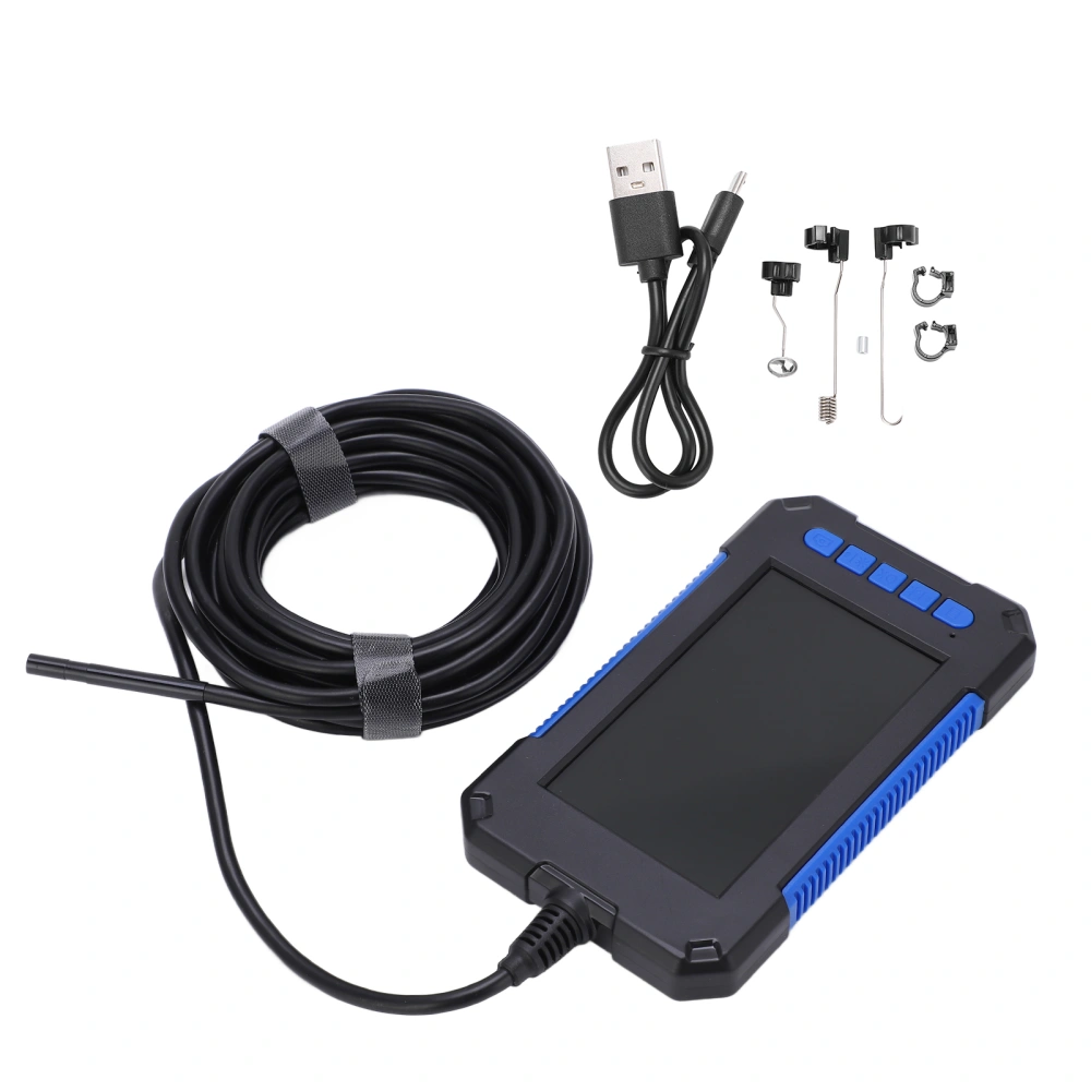 P40 5.5mm HD Industrial Endoscope with 4.3in Screen Waterproof for Electrical Drainage Maintenance Blue5m / 16.4ft