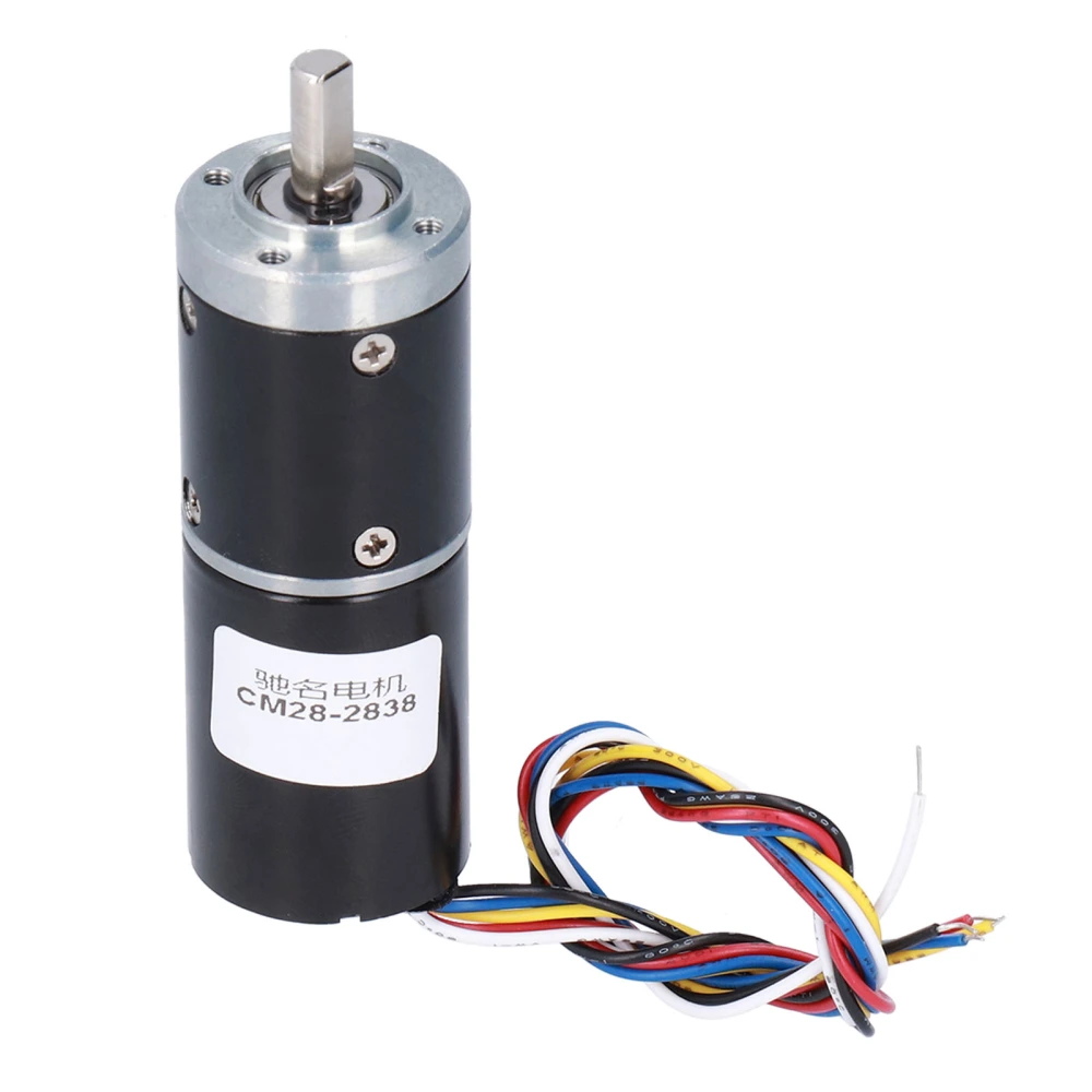 Planetary Gear Motor DC Brushless Sensor Built in Drive Large Torsion Speed Reduction CM28-283824V 440RPM