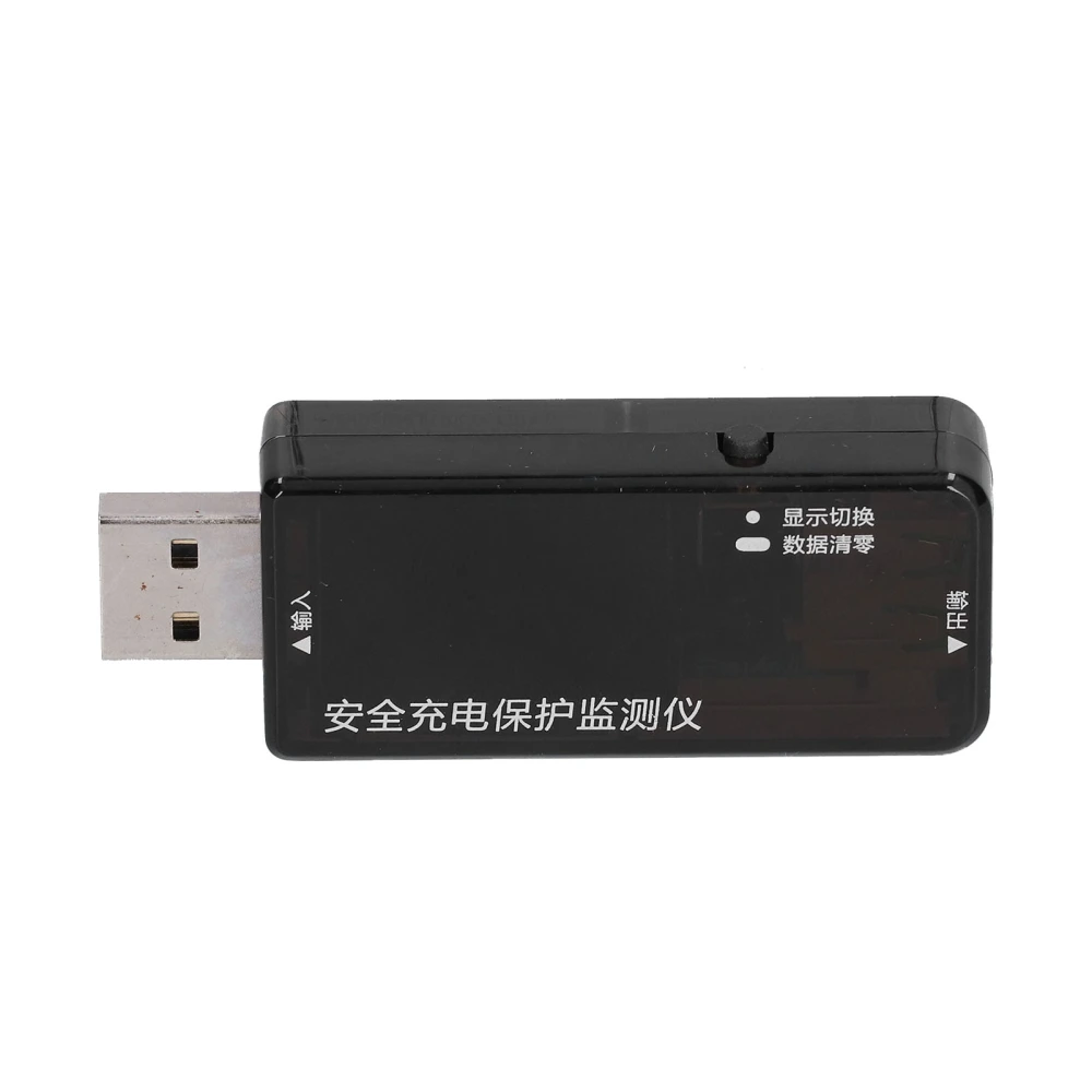 USB Tester Low Power Display Double Sided Pluggable Voltage Meter for Current Timing Data