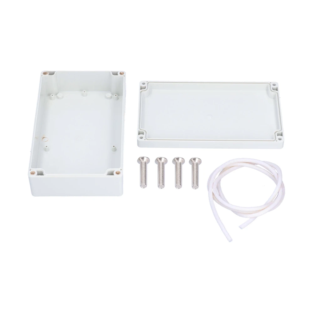 Power Junction Box ABS Plastic Waterproof Distribution Electrical Project Case 200x120x56mm