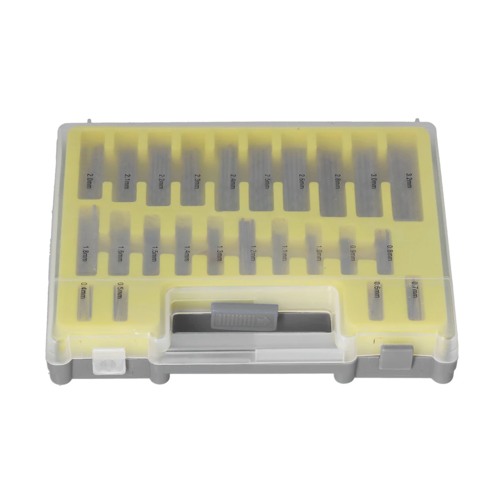 150Pcs Twist Drill Bits Mini HSS Manual Hardware Tools Replacement 0.4mm‑3.2mm with Plastic Box