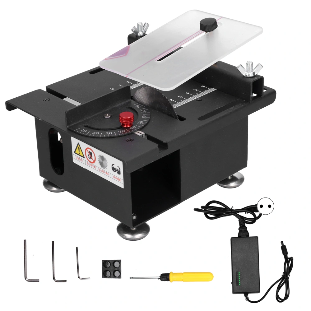 Table Saw Mini 100W Sliding Rail Adjustable Cutting Machine ‑240V for Woodworking