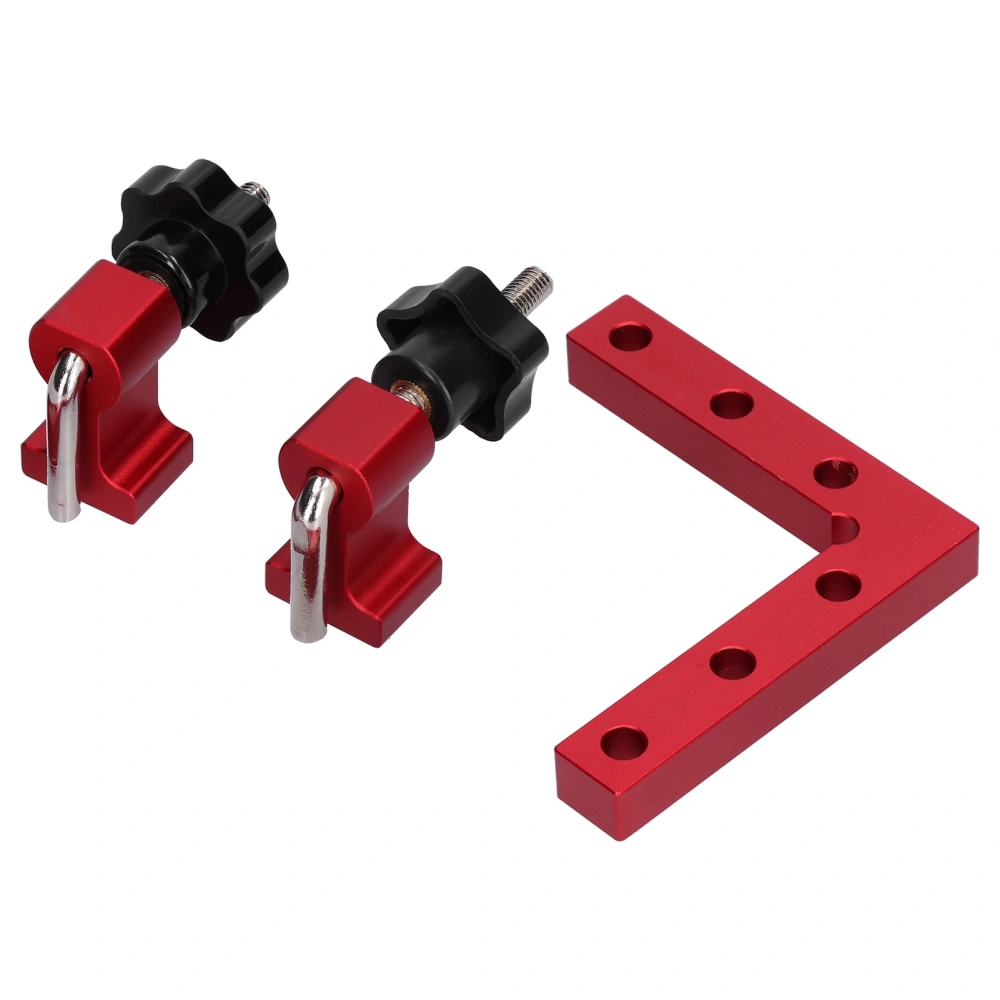 Carpenter Clamping Tool Right Angle Clamp 90° L Shaped Auxiliary Fixture Positioning Panel Clip110mm