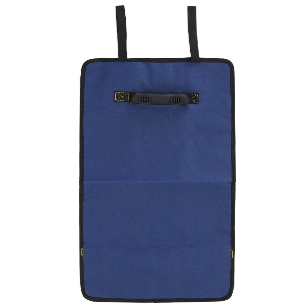 General Tool Bag Large Capacity Oxford Cloth RollUp Tool Bag Repair Tool Roll Pouch(Blue )