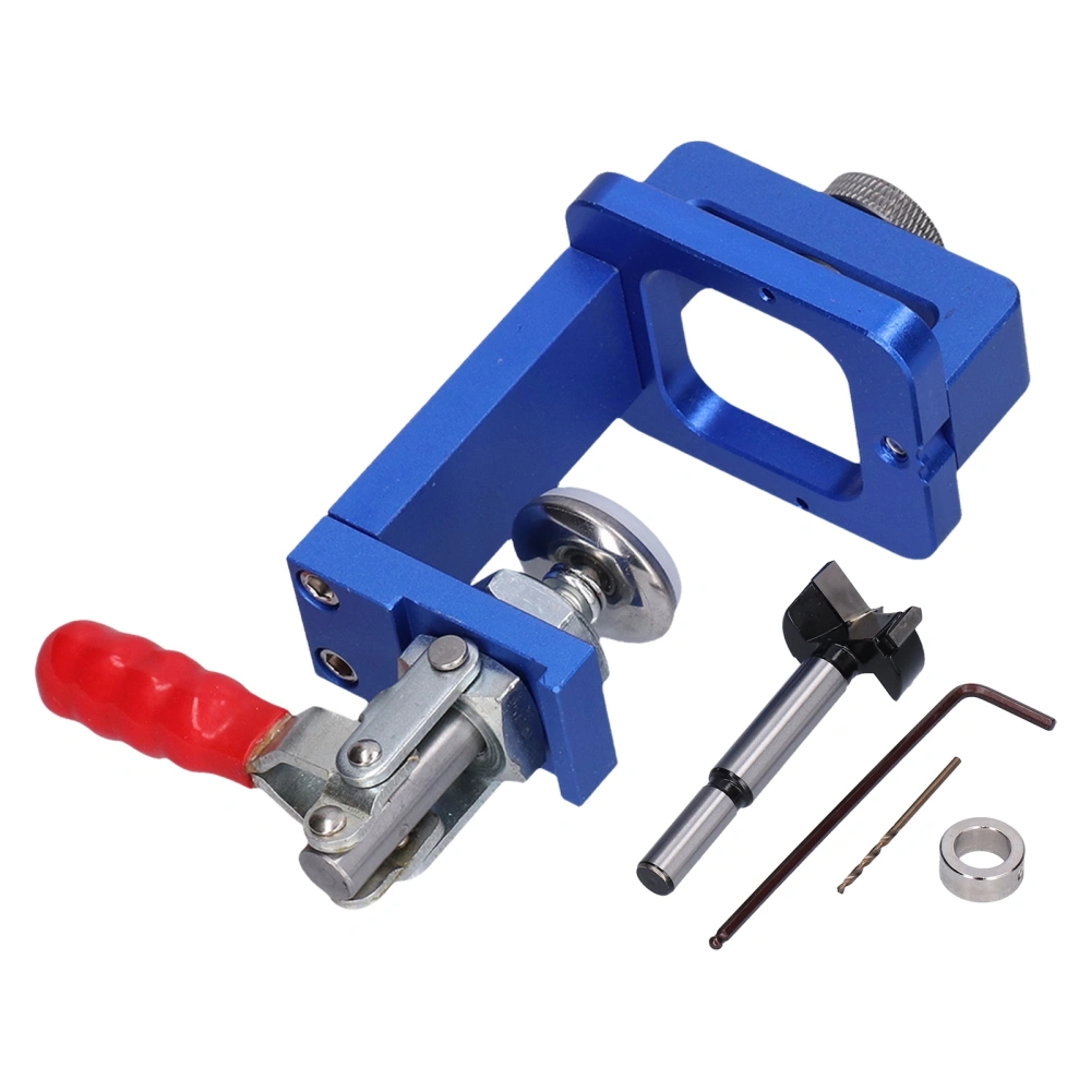 35mm Hinge Punch Locator Aluminium Alloy Woodworking Drilling Guide Hole Opener Boring Jig