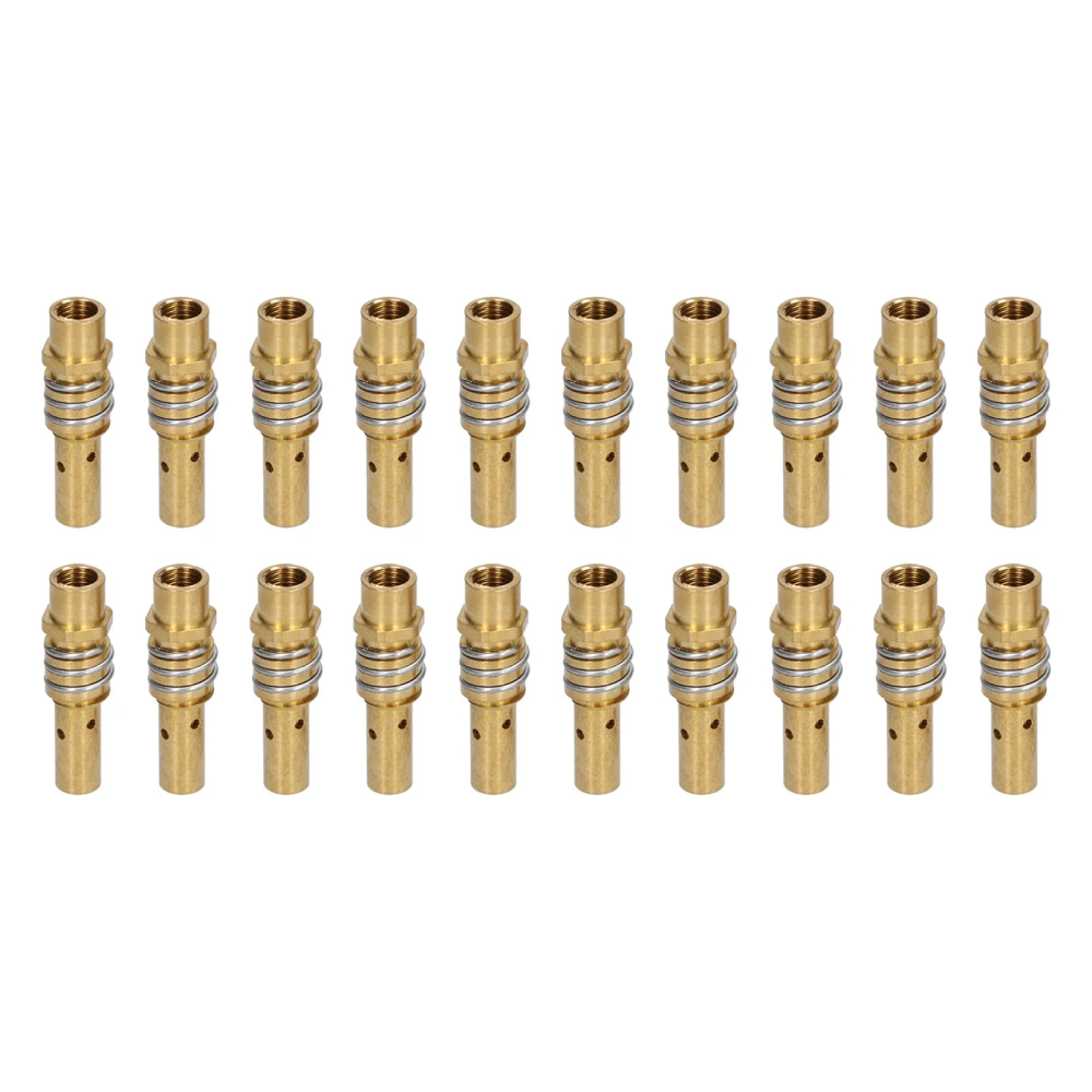 20Pcs Welding Torch Contact Tip Holder Gas Diffuser Nozzle for MIG MAG Guns Female Thread 15AK