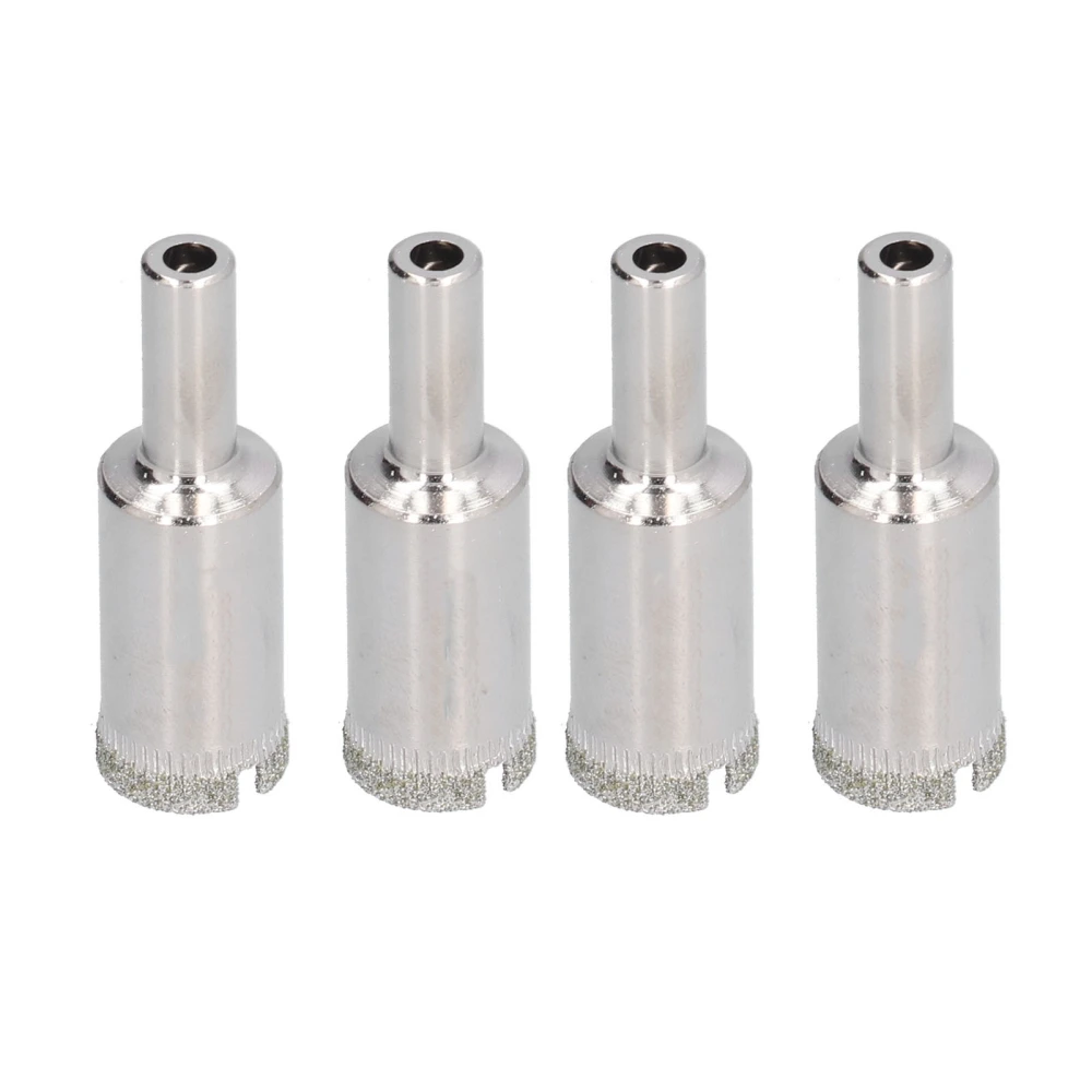 4Pcs Rhinestone Hole Saw Sturdy Durable Alloy Steel Wearproof Time Saving Efficient Glass Hole Opener