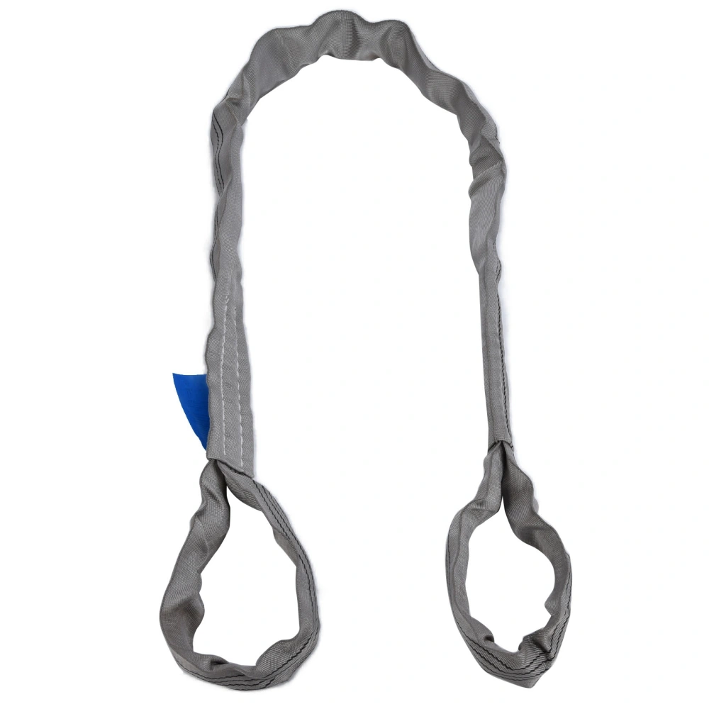 4T Round Lifting Sling Double Buckle Flexible PES Loop Straps Crane Supplies Wide 85mm5 Meters