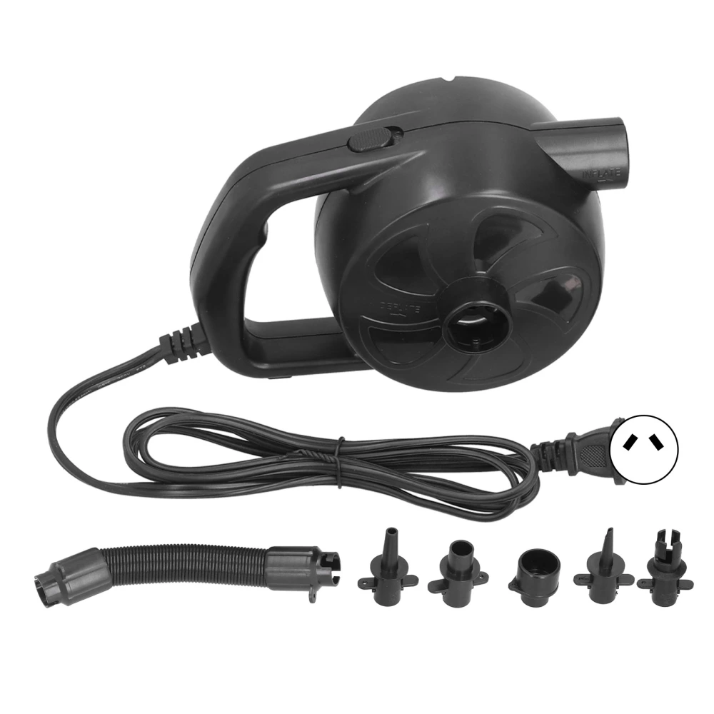 Electric Air Pump 300W Multifunctinoal Powerful Portable Space Saving Low Noise Inflatable PumpAU Plug AC 220V