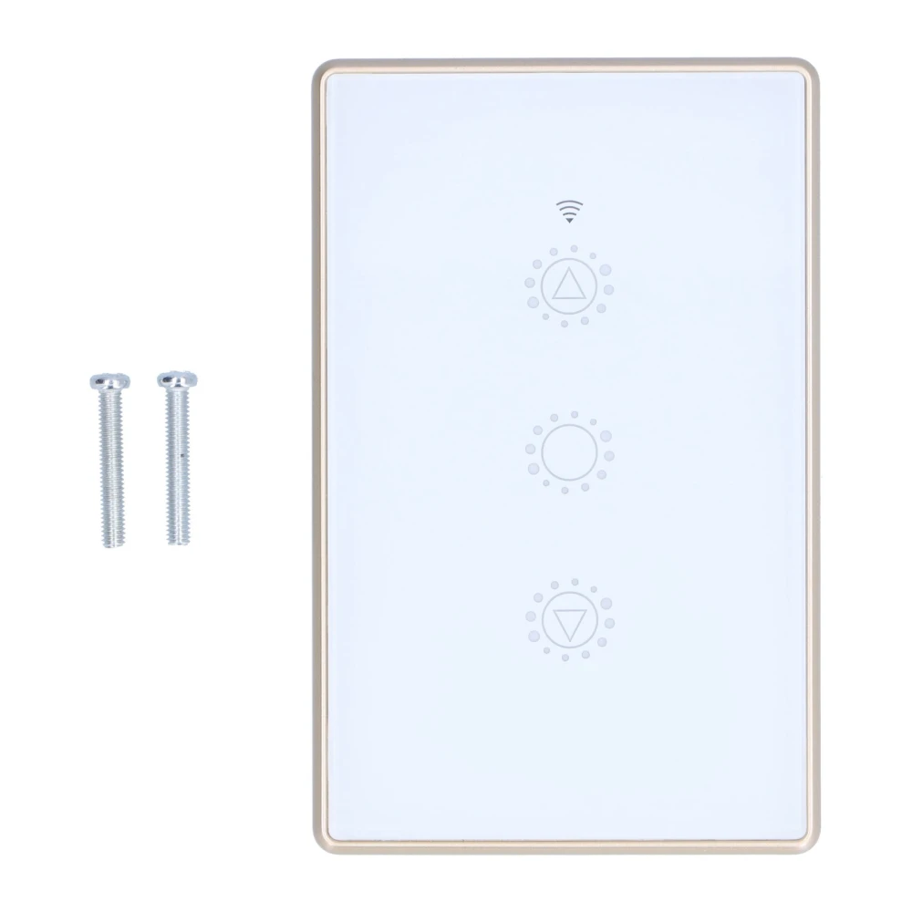 WiFi Smart Switch Curtain Dimmer for Tuya Remote Control Metal Frame 95‑