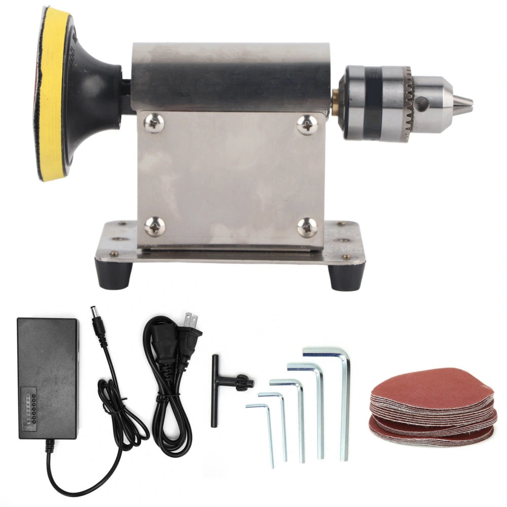 Electric Carving Grinder Benchtop Jewelry Polishing Machine Woodworking Sander Tool AC 110‑240VUS Plug 795(150W)