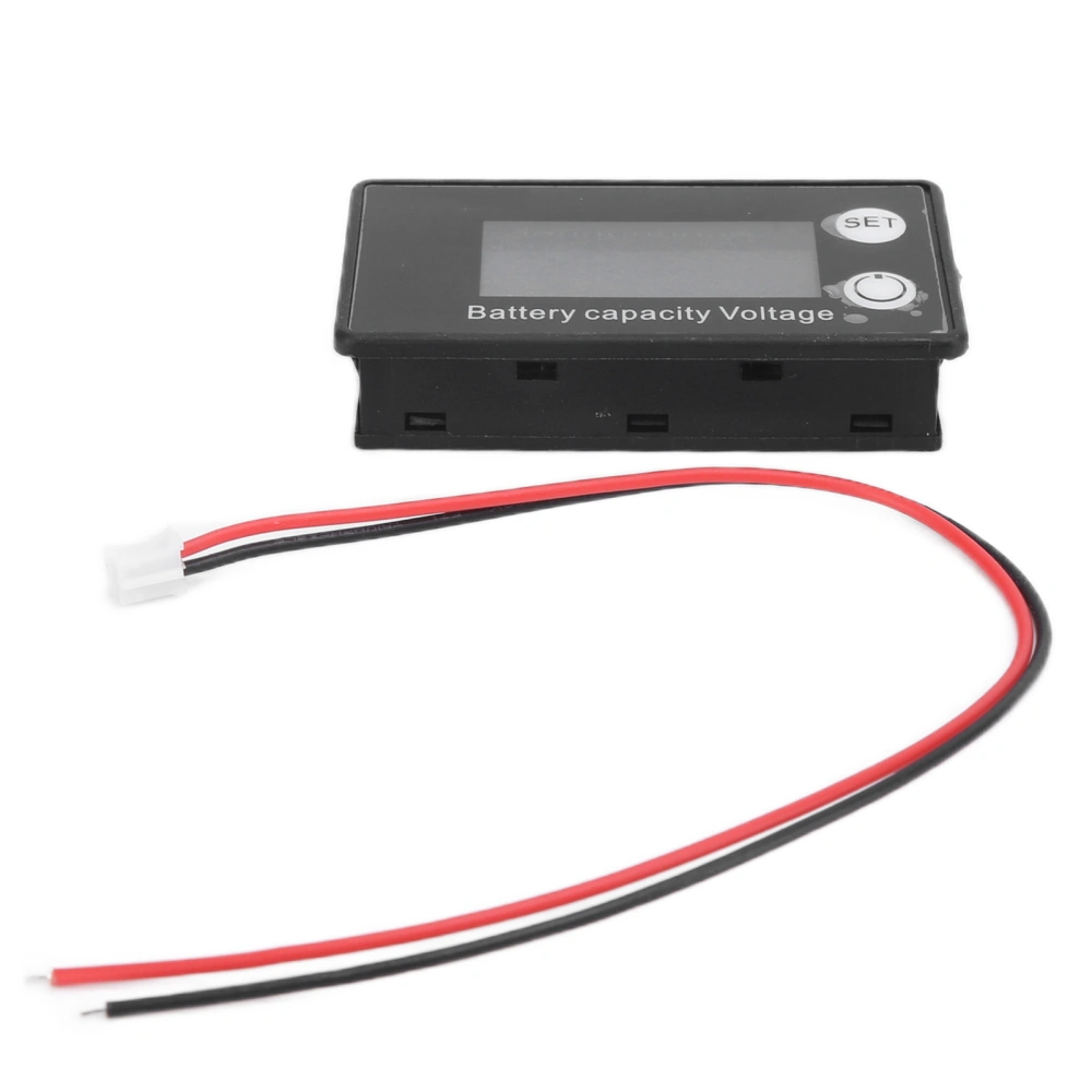 LCD Color Screen DC Voltmeter Portable Battery Capacity Tester for Electromobile DC8‑100V