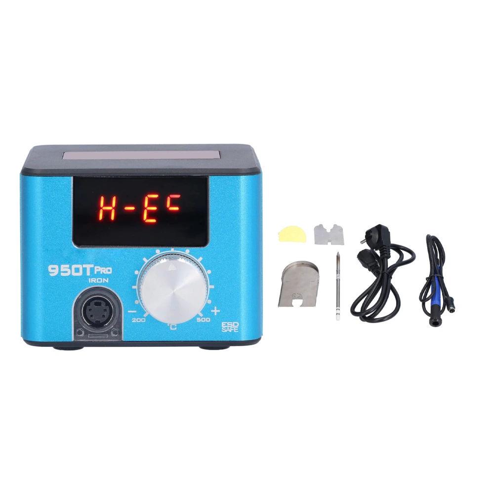 Soldering Station Mini Electric Aluminum Alloy Welding Tool 950T PRO 75W 200‑500℃ AC100‑240VAU Plug