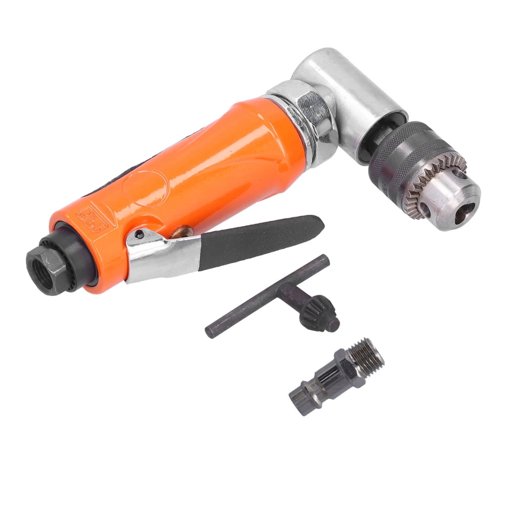 Pneumatic Drill Air Angular Drilling Machine 90° 1/4in 6mm Elbow Head Manual Tool KP‑555LEuropean Style