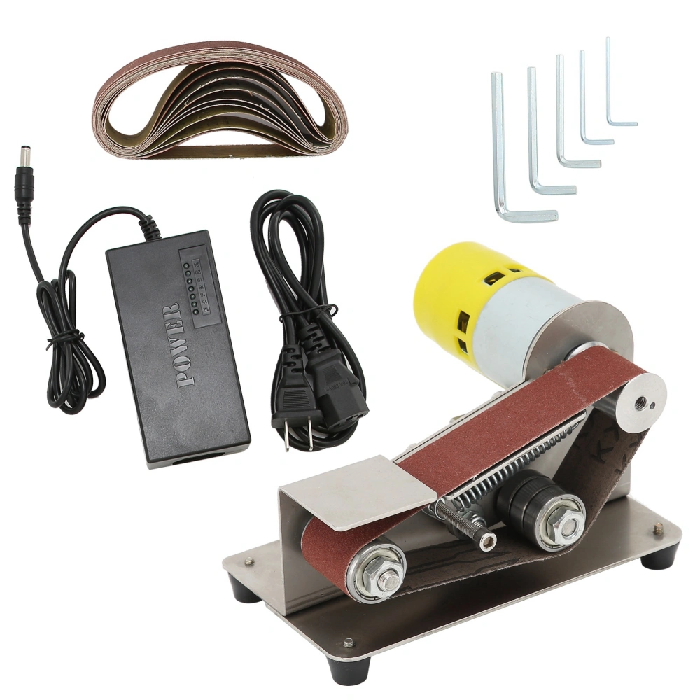 Mini Belt Sander Electric DIY Polishing Sanding Machine Sharpener Grinder AC110‑240VUS Plug 795（150W）