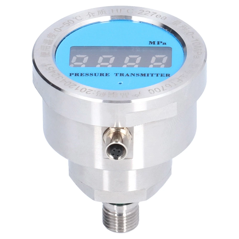 LEFOO 0‑10Mpa Digital Pressure Transmitter Transducer Sensor Accessory for Measurement Monitor RS485 M10x1