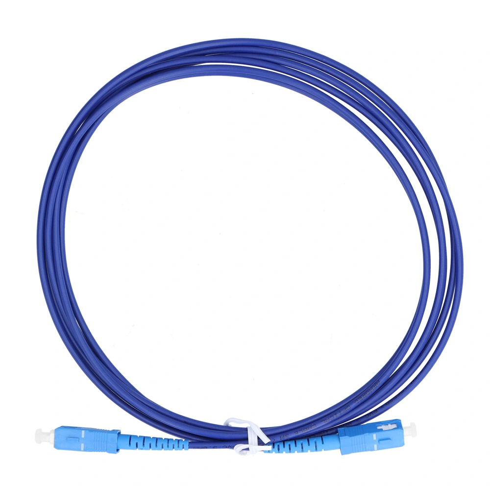 Optical Fiber Patch Cord Armored Jumper Single Mode 1 Core Optic Cable SC UPCSC UPC Blue(3meter )