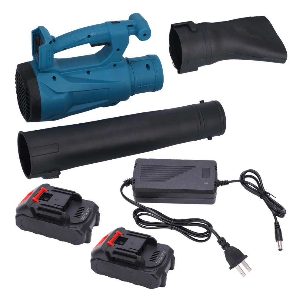 Electric Blower Portable Multipurpose Antiskid Handle Dust Removal Electric Tool AC 80 V to 240VUS Plug 10 Batteries