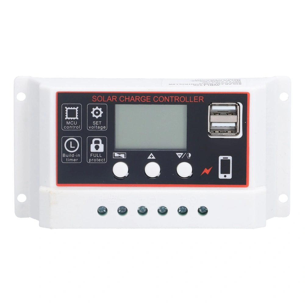 Battery Solar Controller Lithium Controller Simple Protective Function Photovoltaic Controller20A