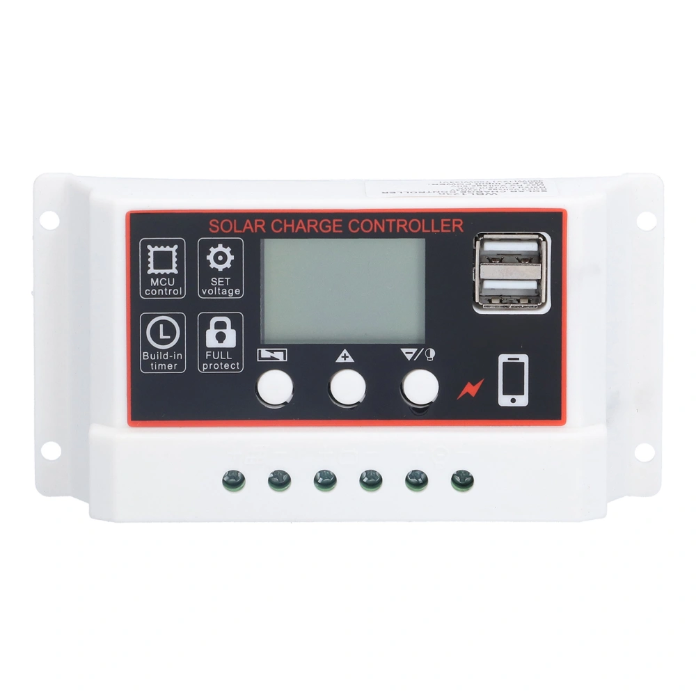 Battery Solar Controller Lithium Controller Simple Protective Function Photovoltaic Controller30A