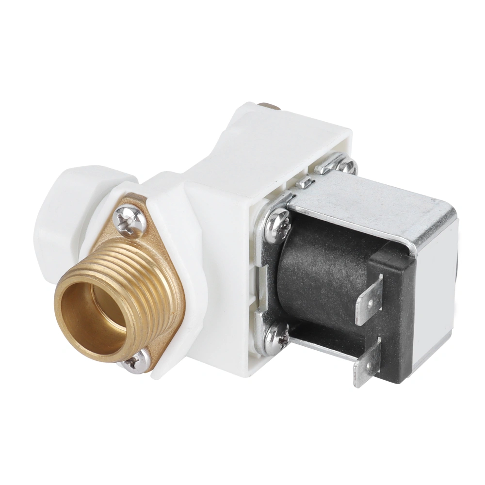 Solenoid Valve Clean Easily Non Return Function Electric Valve for Industrial Equipment 1/2 Male Thread DC12VNormally Closed