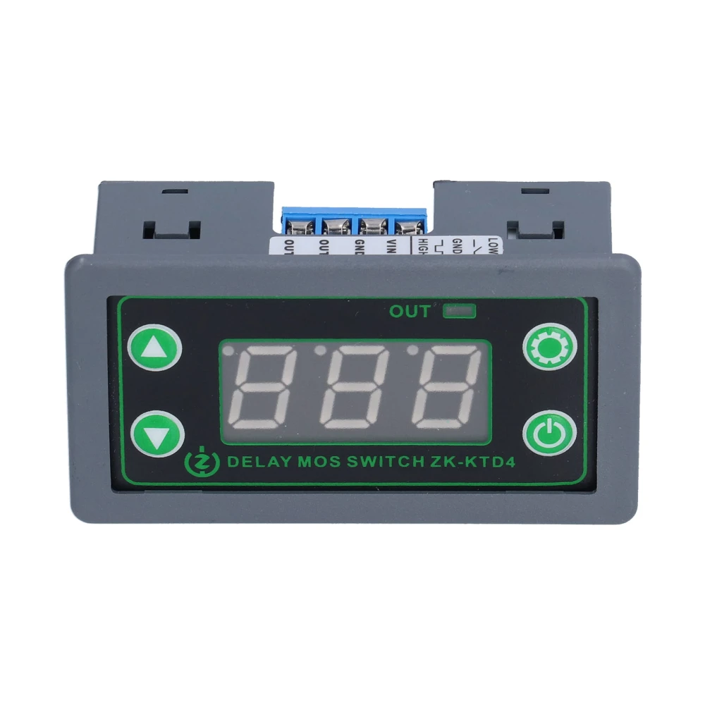 Delay Module Digital Trigger Cycle Timing Delay Module LED Relay Board for Industrial Control Electronic Equipment