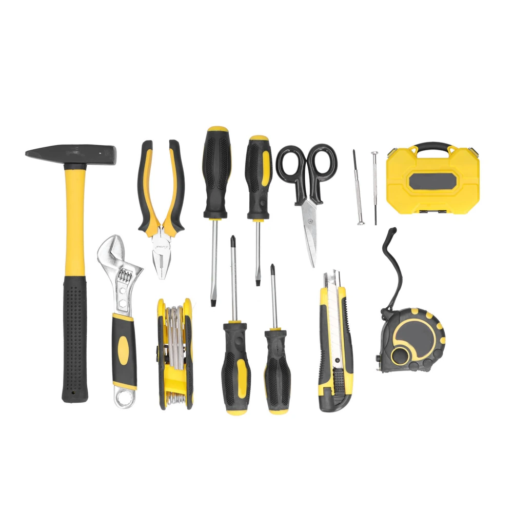 FIXMAN 13Pcs Household Tool Kit Repair Hand Tools Set for Home Apartment Garage Dorm BT13