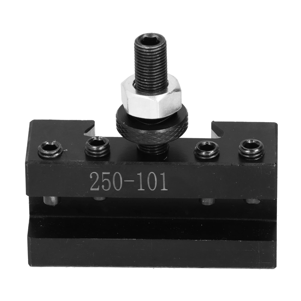 Tool Post Holder Facing Turning Quick Changing Metal Accessory Part for Lathe 250‑101