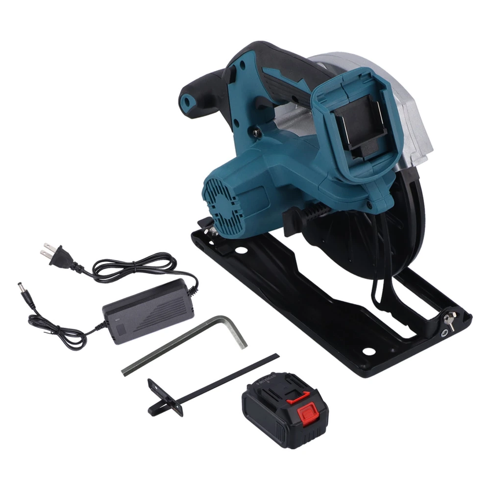 Circular Saw Electric Brushless Handheld Rechargeable AC 80‑240V for Wood Stone MetalUS Plug